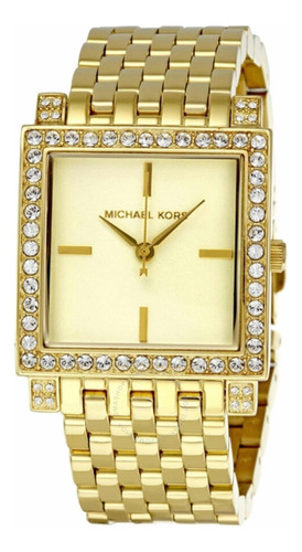 Reloj Mujer Michael Kors Gold Tone Mk3117 Original (Reacondicionado)