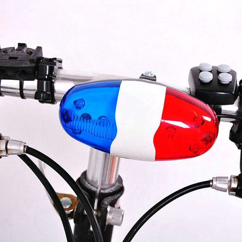 A @gift Shop 6 Led Luz Electrónica Sirena Bicicleta Timbr [u