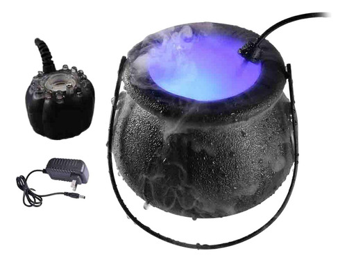 Li Mist Maker Fogger Fog Mister 12 Luces Led Jardín Navidad