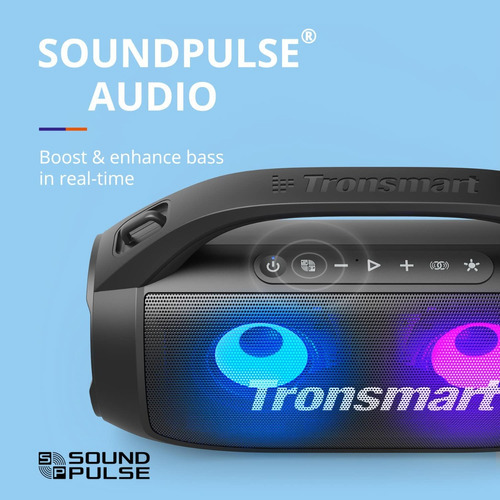 Parlante Tronsmart Parlante Bang Se portátil con bluetooth waterproof negro 220V