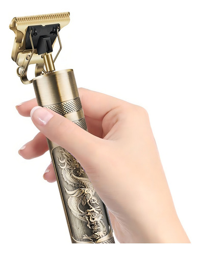 Máquina De Cortar Cabelo Profissional Acabamento Dragão