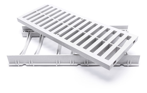 Grelha Com Suporte Gelo Leve Pluvial Kit C/ 20 Unid 21x50 Cm