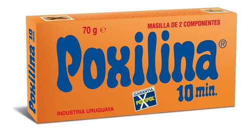 Poxilina Masilla De Dos Componentes 70 Gramos (10 Minutos)