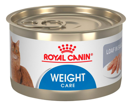 8 Latas Royal Canin Weight Care Gato 85g En Tiras