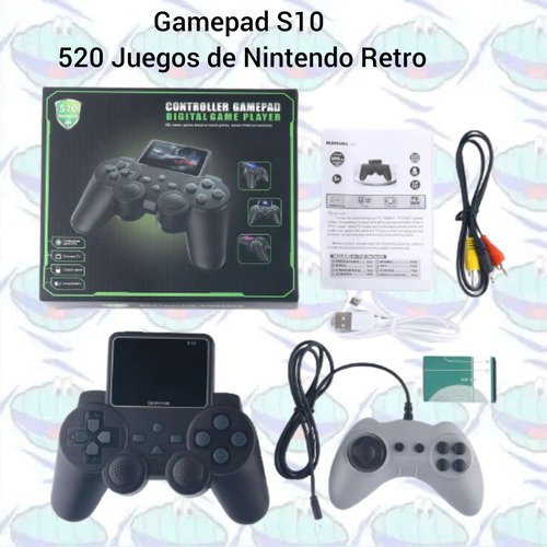 Gamepad S10 Consola Portátil Juegos Nintendo Retro 