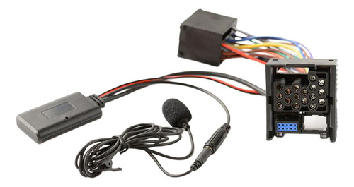 2x Adaptador Auxiliar Bluetooth Com Kit De Microfone Para