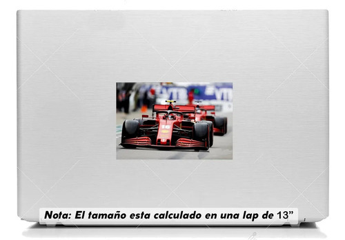 Vinil Sticker Laptop 13 PuLG. Ferrari F1 Modbe023