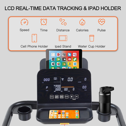 Gymost Caminadora Plegable Con Pantalla Lcd