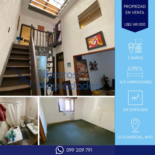 Venta De 2 Casas En Un Mismo Padron. La Comercial