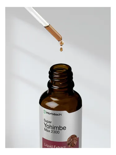 Extracto Líquido De Corteza De Yohimbe 60 Ml Gotas Tintura P Sabor