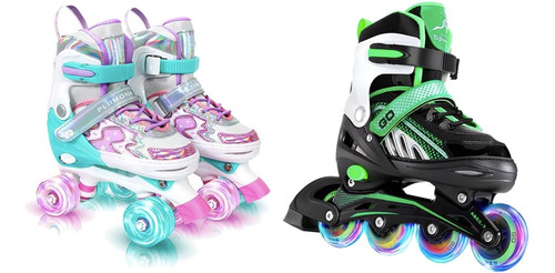 Patines De Ruedas Para Niñas Y Patines En Línea Para Niños D