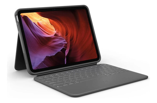 Logitech Rugged Folio Funda Con Teclado Para Ipad (10.° Gen) Negro