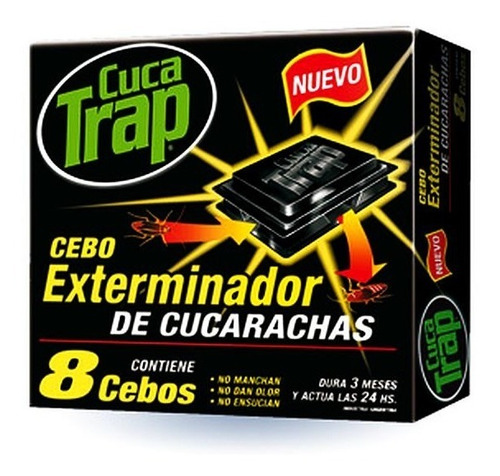 Cebos Mata Cucarachas X8un Cuca Trap
