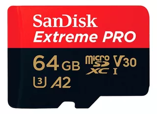 Memoria Micro Sd Sandisk Extreme Pro 64gb De 170mb/s- Tienda