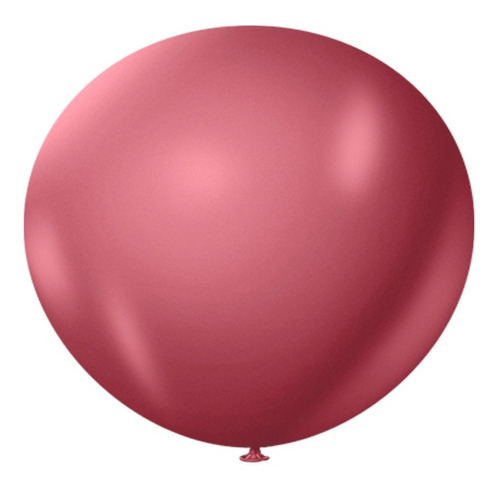 São Roque Balão Metallic 11¨ 25und Aluminizado Cromado Cor Rosa