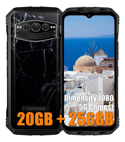 Doogee V30t Smartphone, 20gb+256gb 66w/10800mah Batería