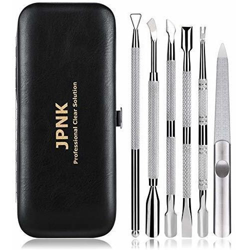 Jpnk 6pcs Del Sistema De Manicura Cortaúñas, Acero Inoxidabl