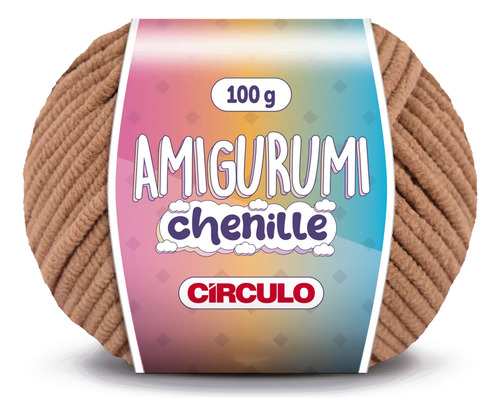 Novelo De Lã Círculo S.a. Amigurumi Chenille Cor 7713 - Lenha 110m De 100g Por Unidade De 1 Unidades Por 1 Por Kit