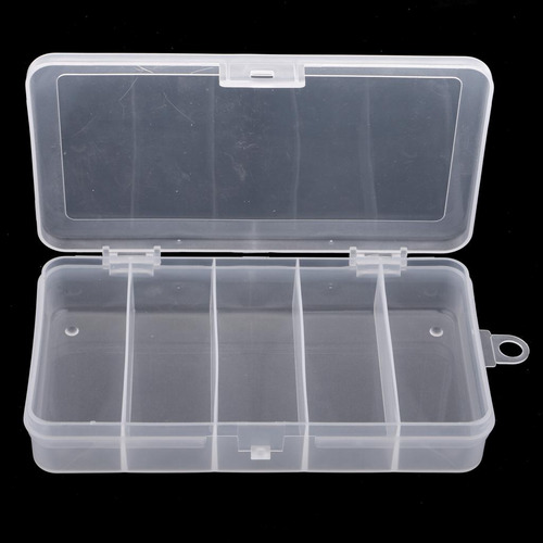 Caja De Accesorios De Pesca Impermeable 5 Compartimentos