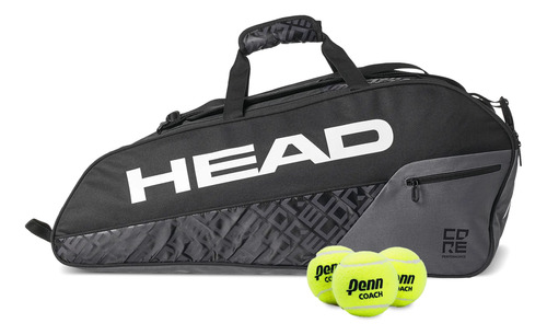 Head Core 6r Combi - Bolsa De Raqueta De Tenis Para 6 Raquet
