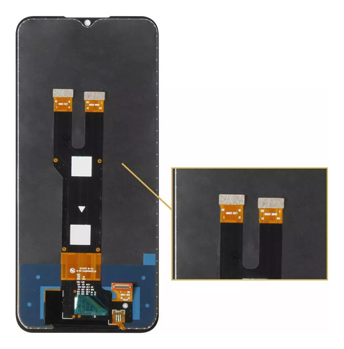 Srjtek Pantalla Para Zte Axon 50 Lite Blade V50 Design 4g Color Negro