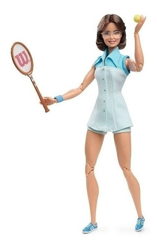 Imagem 1 de 12 de Barbie Collector Série Mulheres Insp. Bilie Jean King Ms 