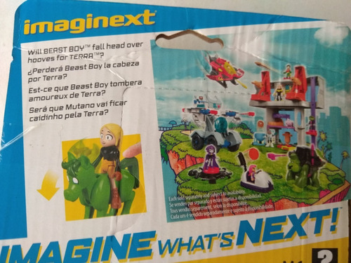 Imaginext Dc Teen Titans Beast Boy & Terra Chico Bestia (Usado)