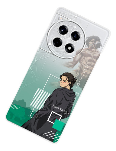 Funda Para Oneplus Attack On Titan Eren Final Anticaída Case