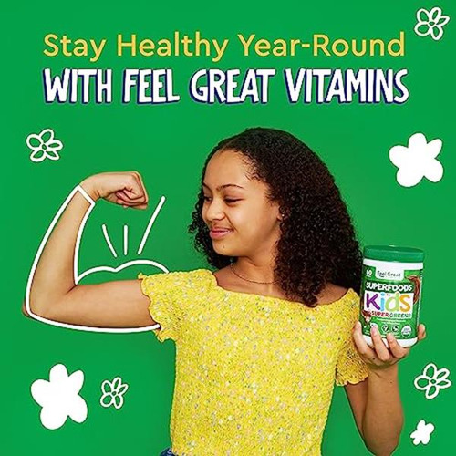 Super Greens Feel Great Para Niños - Chocolate
