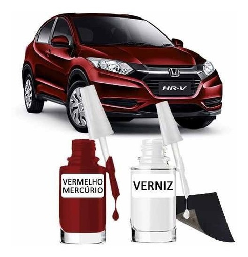 Tinta Tira Risco Automotivo  Vermelho Mercúrio