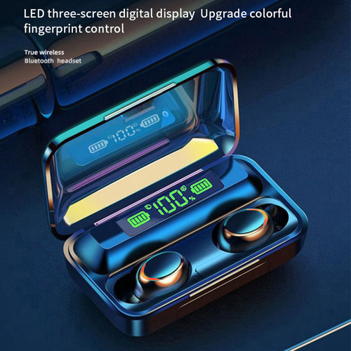 - Audífonos Inalámbricos Deportivos Bluetooth V5.0 Led