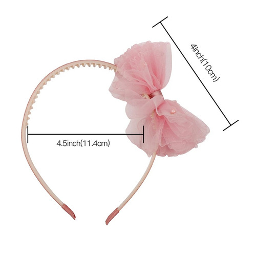 1 Diadema Con Moño De Tul