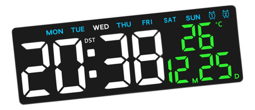 Reloj Despertador Digital Multiusos Concha Blanca