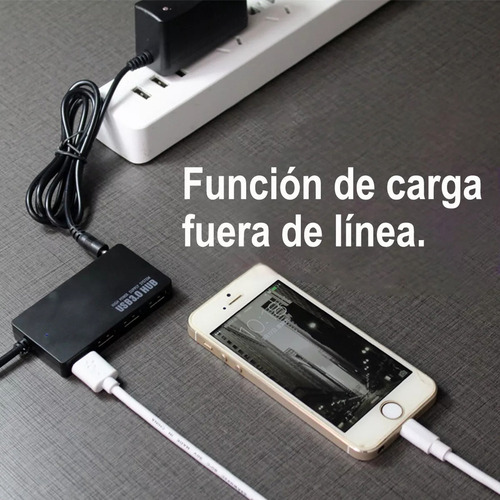 De Conector Múltiple Usb 3.0 De 4 Puertos