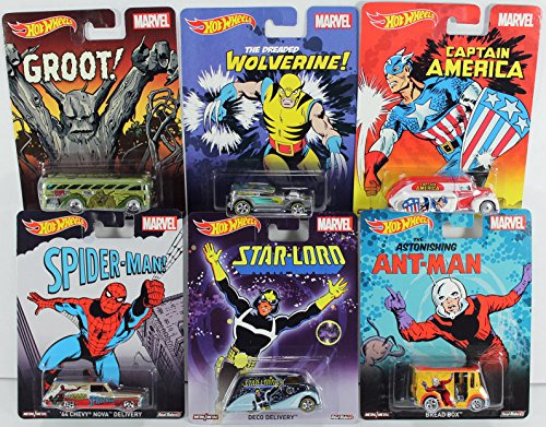 Pop Culture Marvel Serie Conjunto De 6 - Groot, El Capitán A