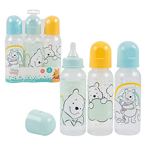 Disney Cudlie Winnie The Pooh Baby - Pack De 3 Botellas De 9