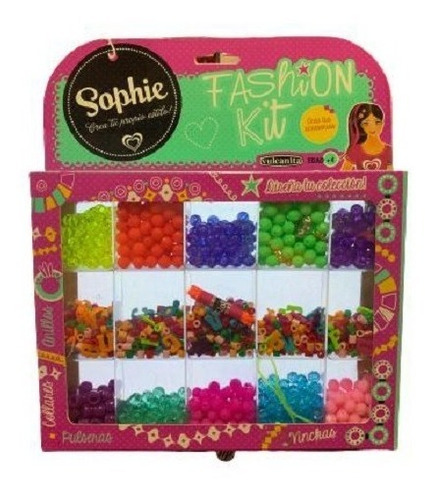 Imagen 2 de 6 de Sophie Fashion - Kit Set Grande Para Armar Pulseras Collares
