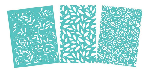 Imagen 1 de 4 de Stencil Laura Craft Fondos De Hojas Y Arabescos