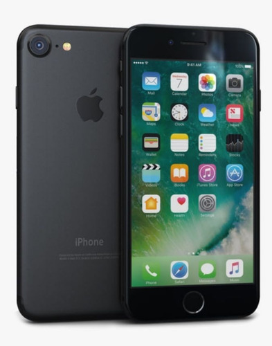  iPhone 7 128 Gb Con Garantia Y Accesorios Plata Y Negro 