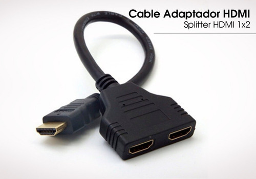 Splitter Hdmi 1x2 Cable Adaptador Derivador 1080p Espejo