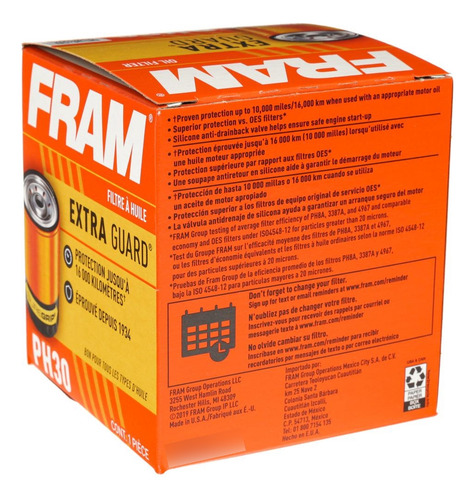 Filtro Aceite Para C2500 4.3 1988 1989 1992 1993 1994 1995