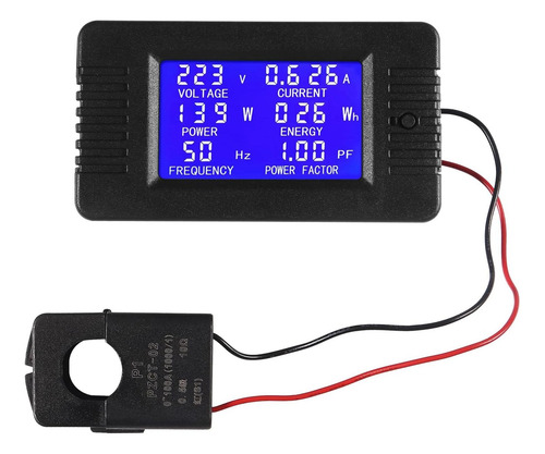 Medidor Digital De Ca/ac 100a Voltímetro Lcd