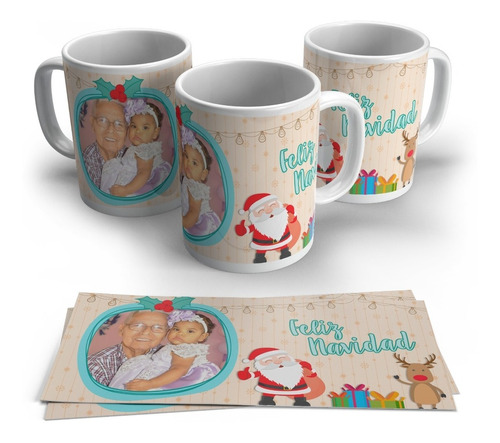 Vasos Pocillos Mugs Tazas Navideñas Navidad Año Nuevo