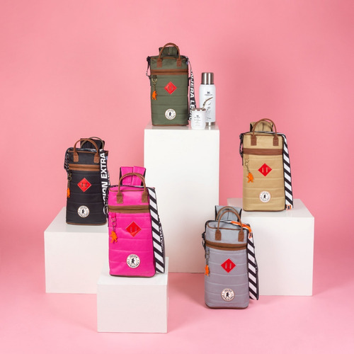 Imagen 10 de 10 de Mochila Matera Pampa Rambo Pop Rosa