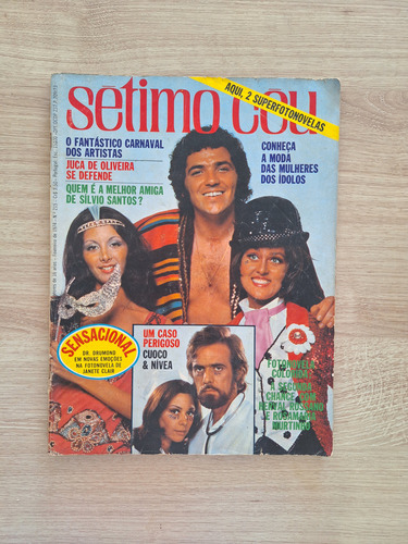 Revista Sétimo Céu 1974 Marília Pêra Silvio Santos Cuoco (Usado)