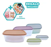 Comprar Pack3 Kit De Piezas Envases Pastel Multic Y+regalo Agendita