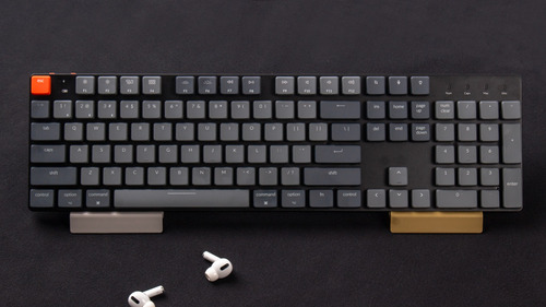 Imagen 5 de 9 de Teclado Mecanico Wireless Keychron K5 Rgb Qwerty Aluminio Red Switch Distribución Ansi Inglés Us Low Profile Bluetooth Gamer Coder Pc Mac Tamaño Layout 100%