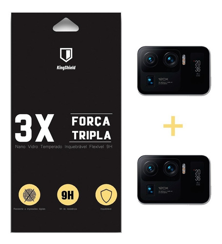 Imagem 1 de 3 de Película Câmera Xiaomi Mi 11 Ultra Nano Vidro - Kingshield