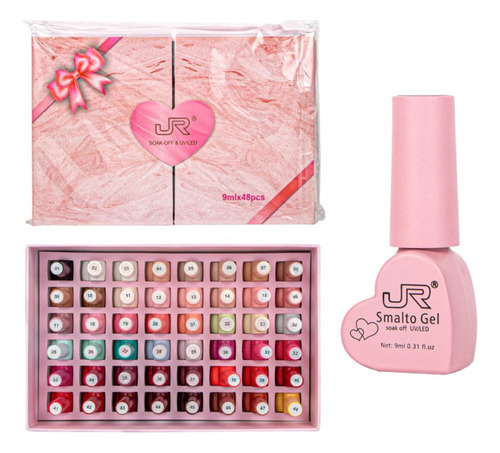 Estuche De Gel Jr Semipermanente 48 Pz