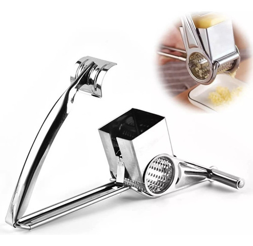 Fe Rallador De Queso Rayador Manual Espiral Nicer Dicer